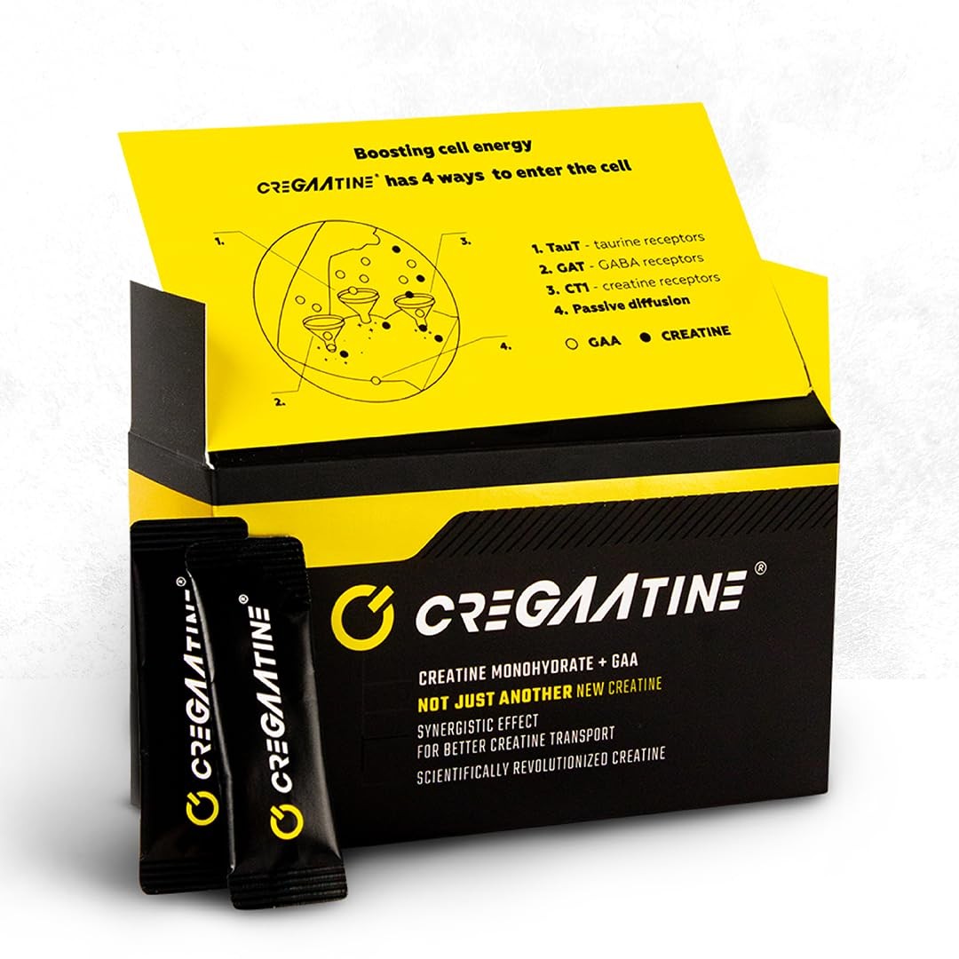 CreGAAtine Micronized Creatine Monohydrate + GAA | Increase Strength No Water…