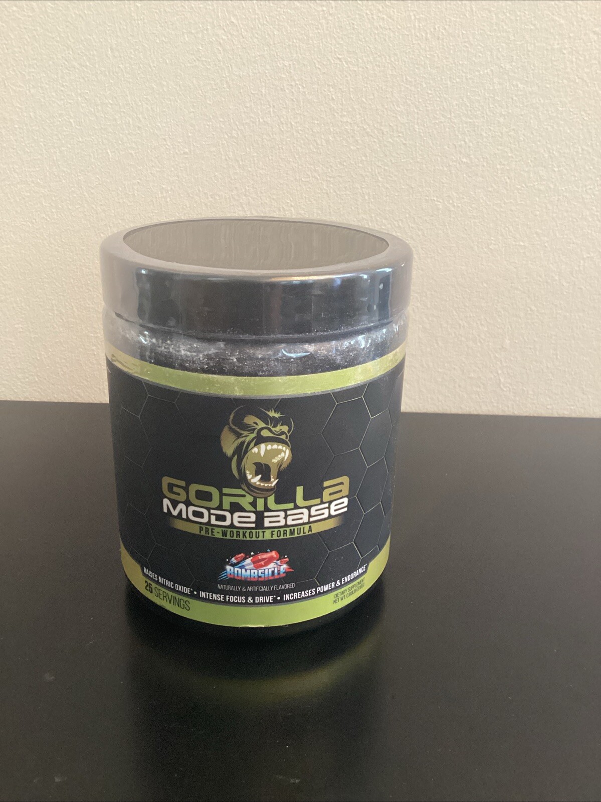 Gorilla Mode Base Pre Workout – Bombsicle 25 Servings Exp 08/2026