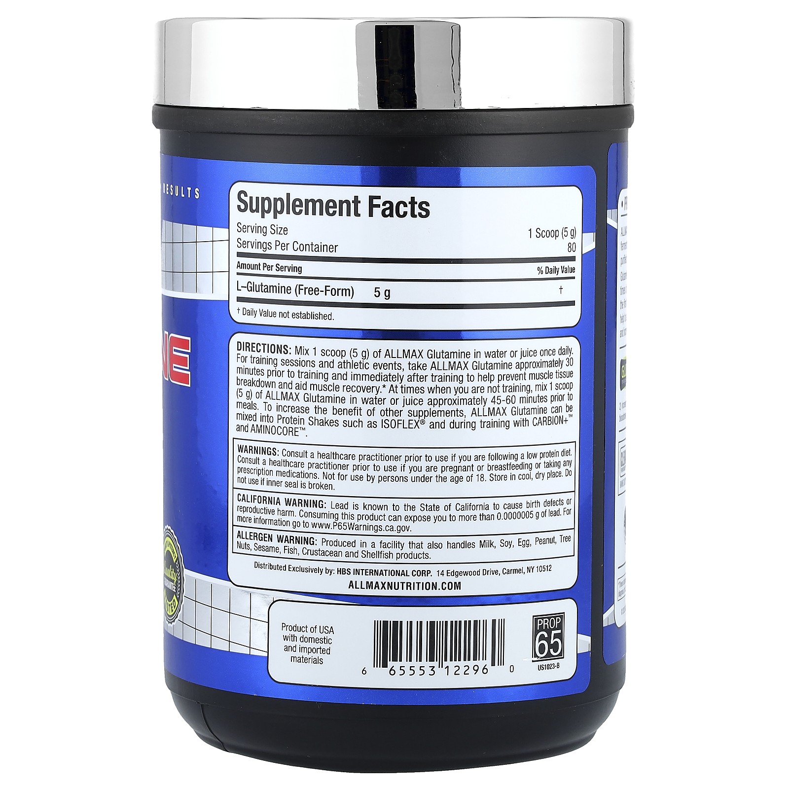 Glutamine, 14.11 oz (400 g)