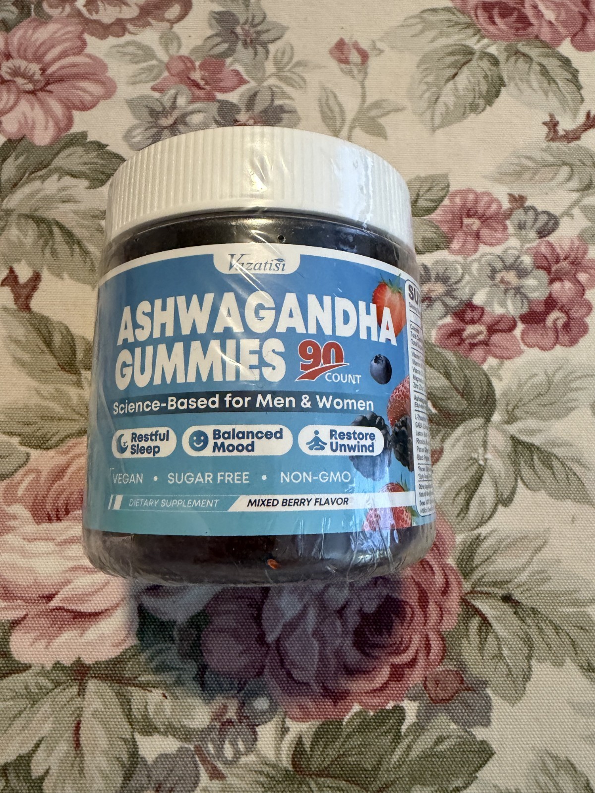 Vazatisi Ashwagandha Gummies for Women & Men – 90 Count – Ashwagandha Supplement