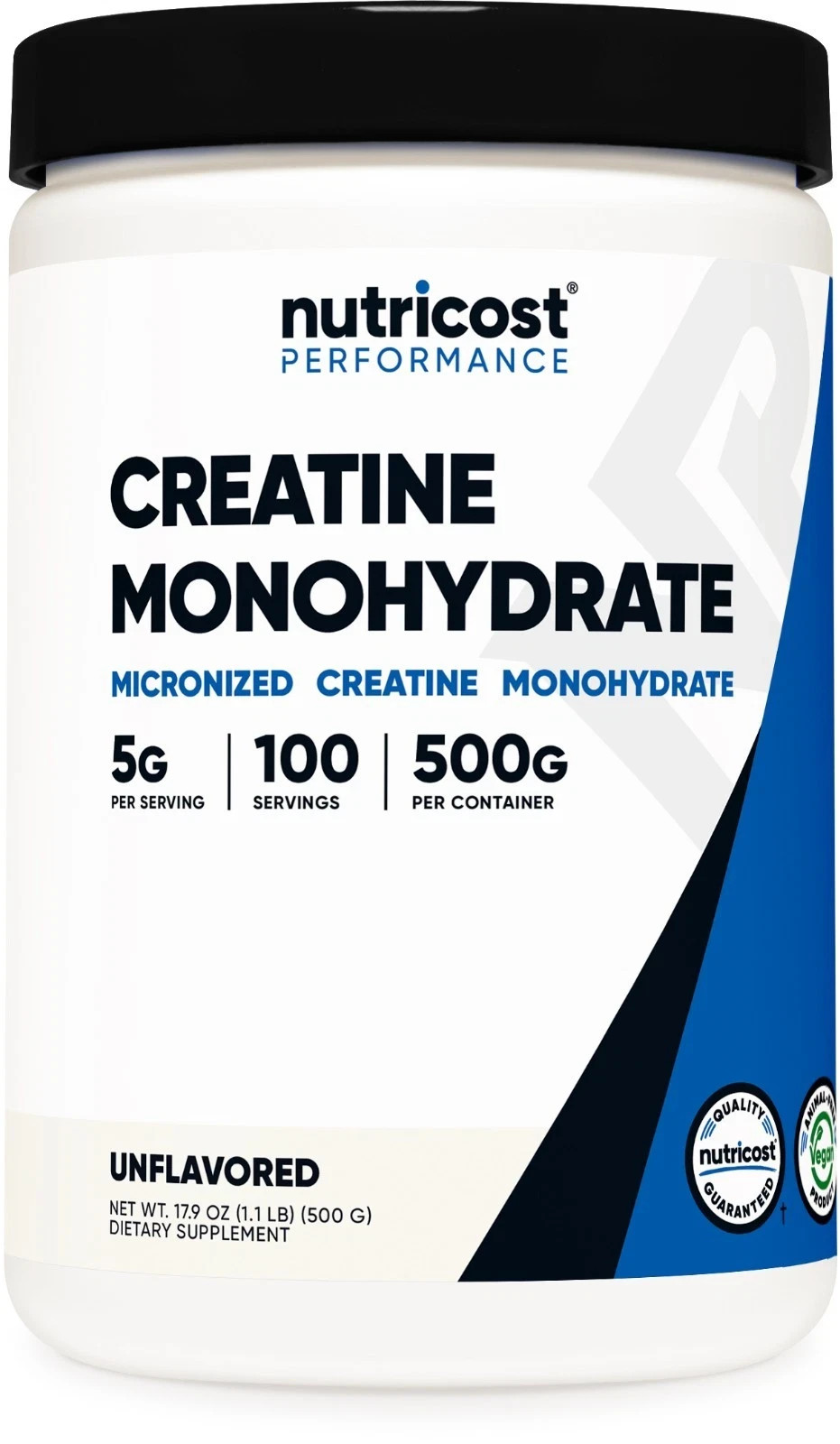 Nutricost Pure Creatine Monohydrate 500 Gram Powder