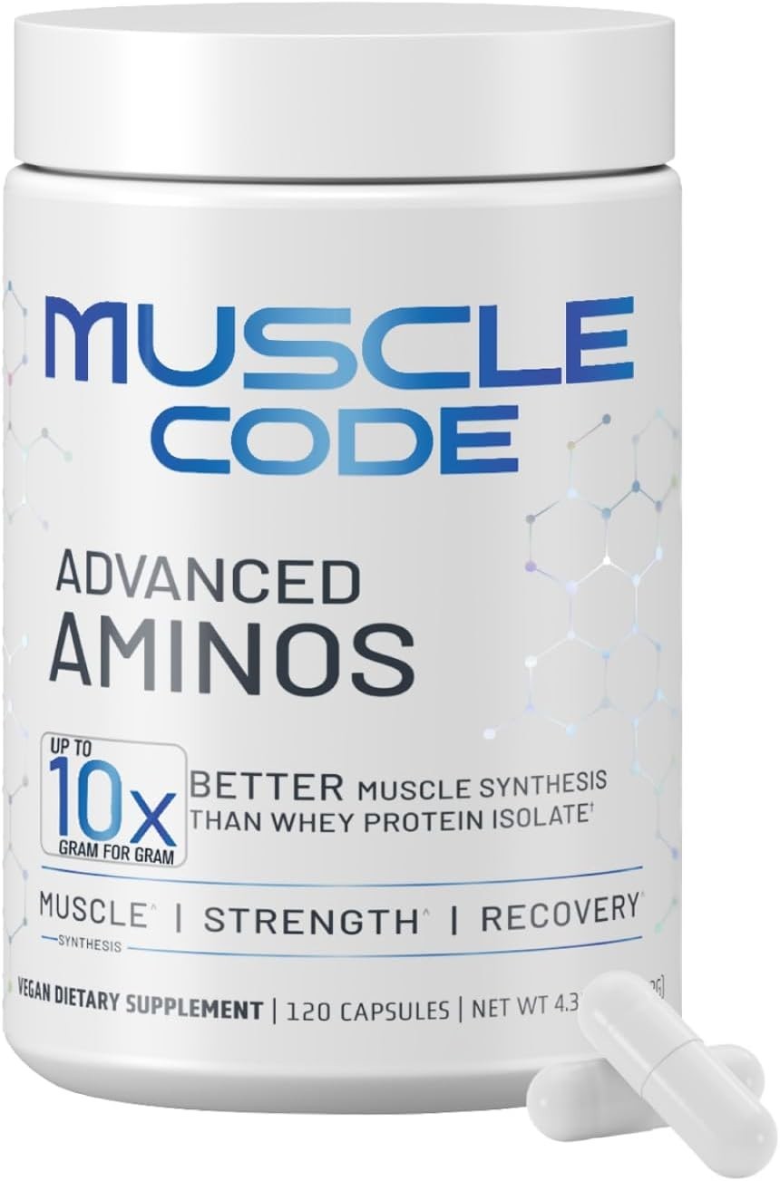 NAUTILUS Muscle Code Essential Amino Acid Capsules – Muscle Synthesis & Repair