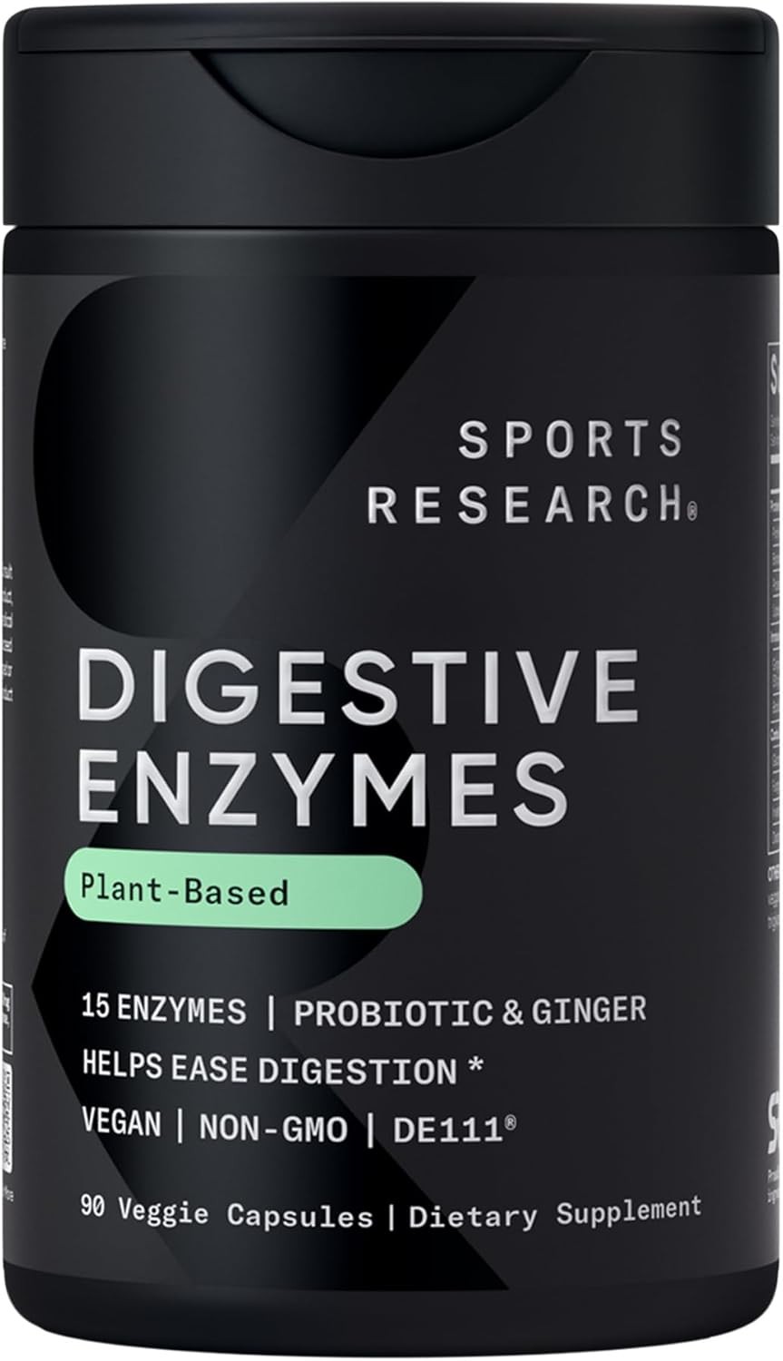 Anti-Inflammatory Digestive Support Plant-Based Probiotic Capsules (90-Count)