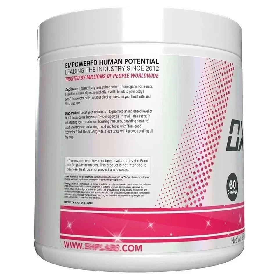 Oxyshred Thermogenic Fat Burner Pre-Workout Powder – Cosmic Blast, 60 Serv. P P