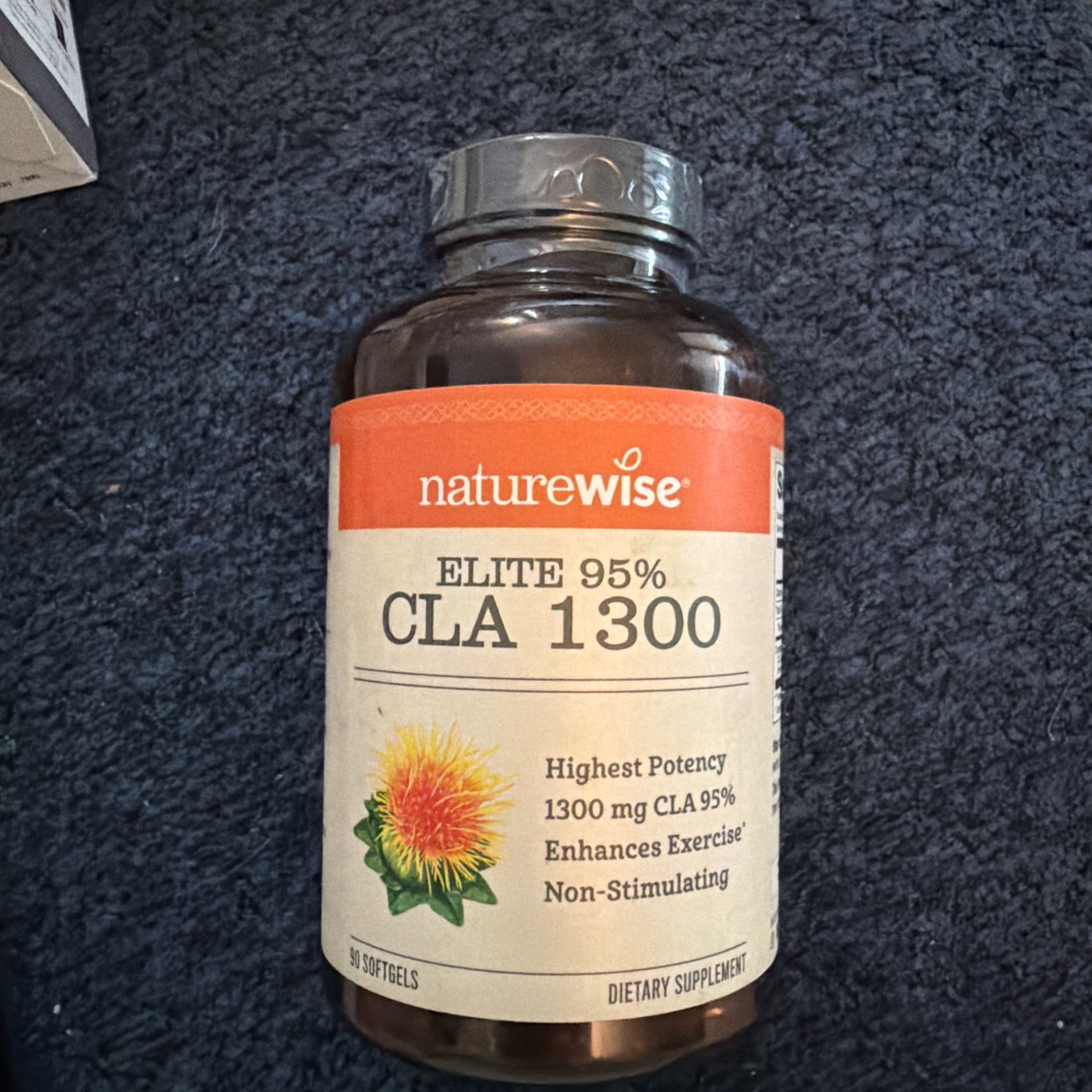 CLA 1300 95% Active Conjugated Linoleic Acid 180 Softgels Weight Support