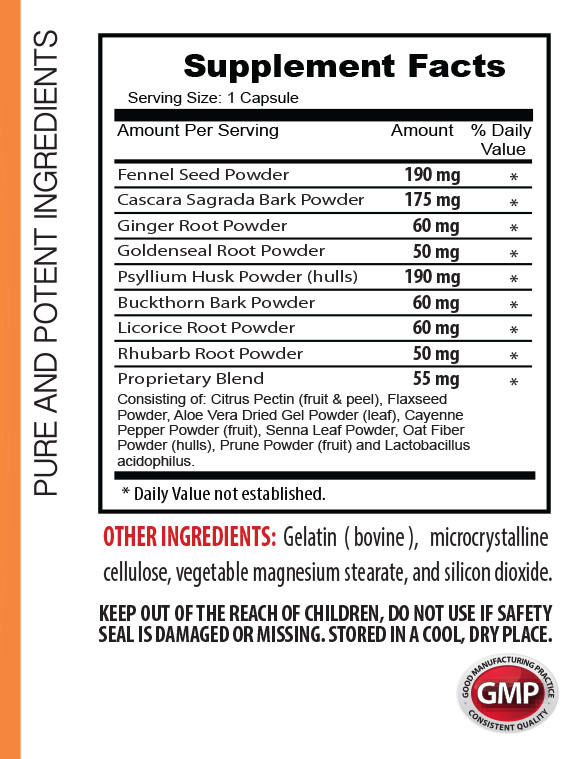 full body detox – COLON CLEANSE COMPLEX – body detox – 90 Capsules