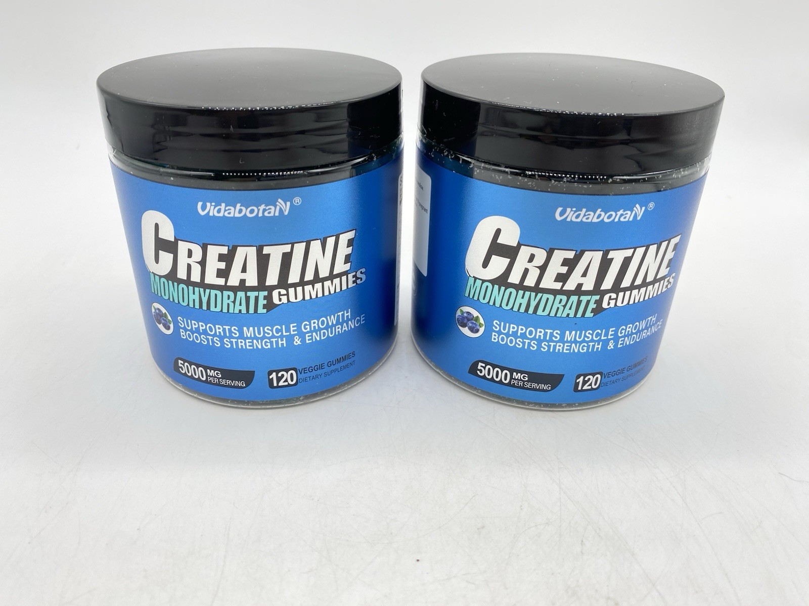 Creatine Monohydrate Gummies 5000MG Energy Muscle Performance 2 Pack / 120 Each