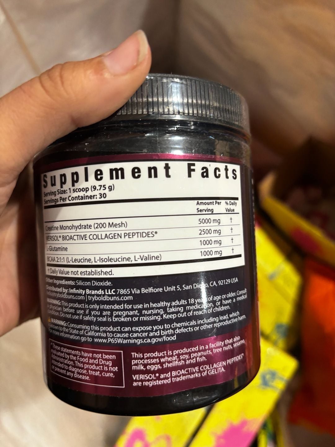 Bold Buns Creatine Boost Unflavored Supplement for Women
