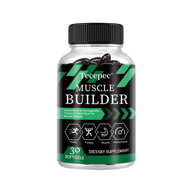 Muscle Builder, Herbal Blend of Ashwagandha, Tribulus For Muscle Strength