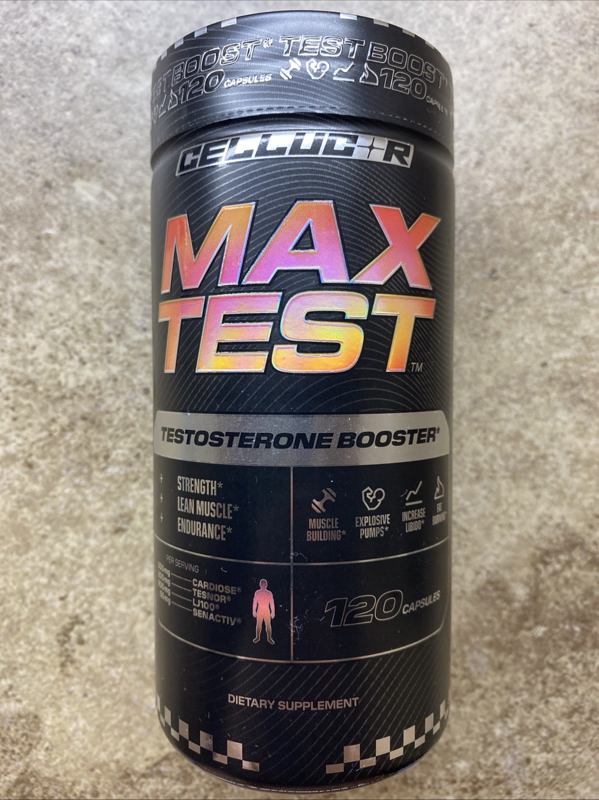 Cellucor Max Test Testosterone Booster, 120 Capsules Build Muscle