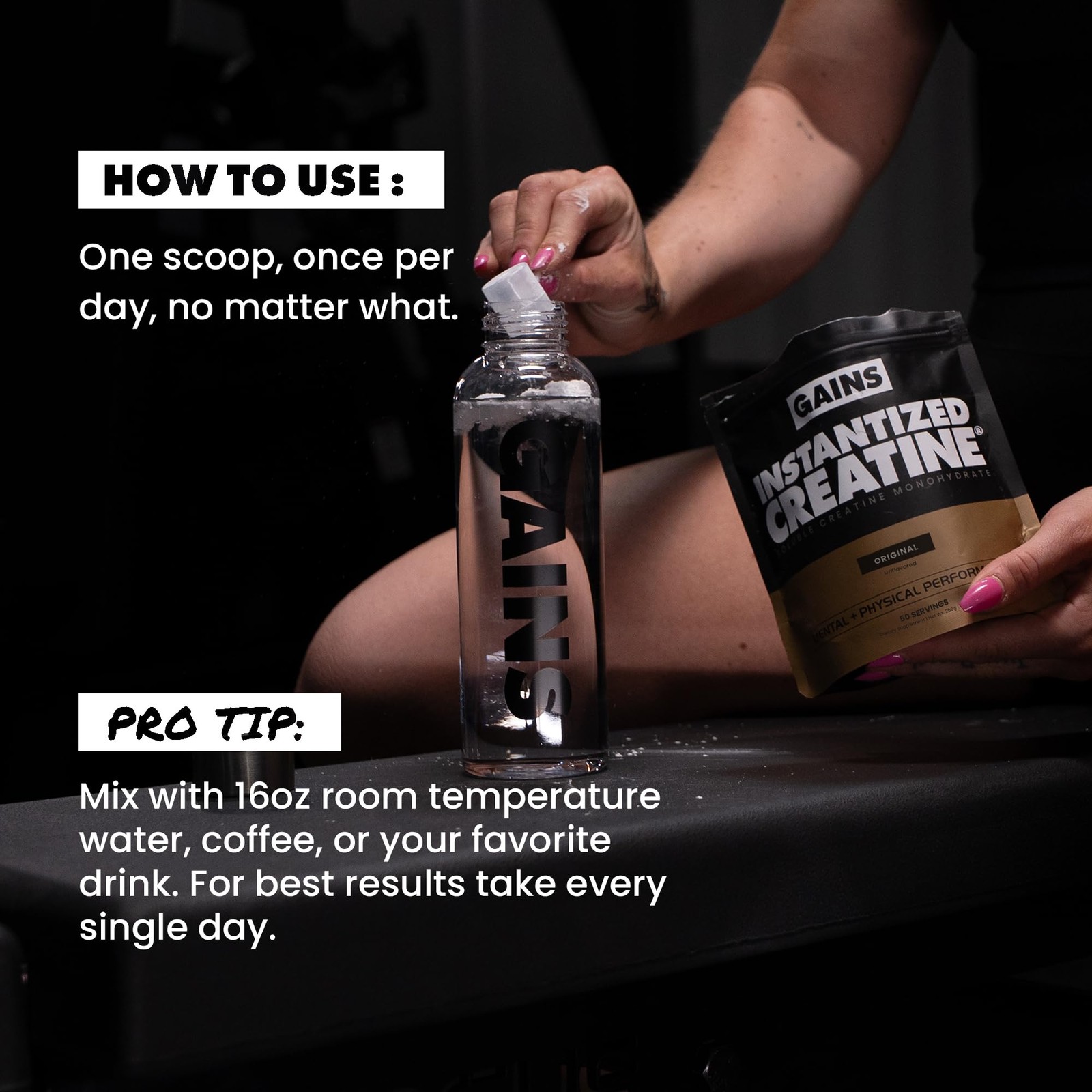 Instantized Creatine Monohydrate Gains in Bulk, Worlds First 100% Soluble Creati