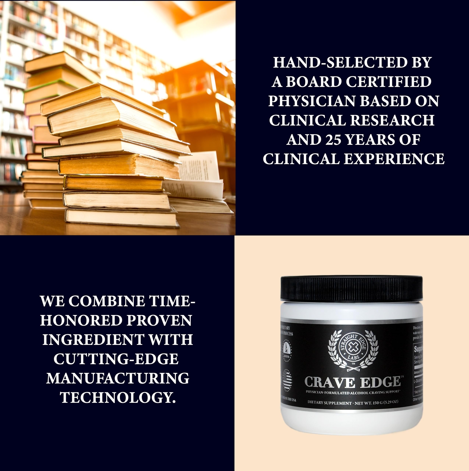 Crave Edge Alcohol Craving Support | Physician-Formulated | Anti Alcohol Repl…