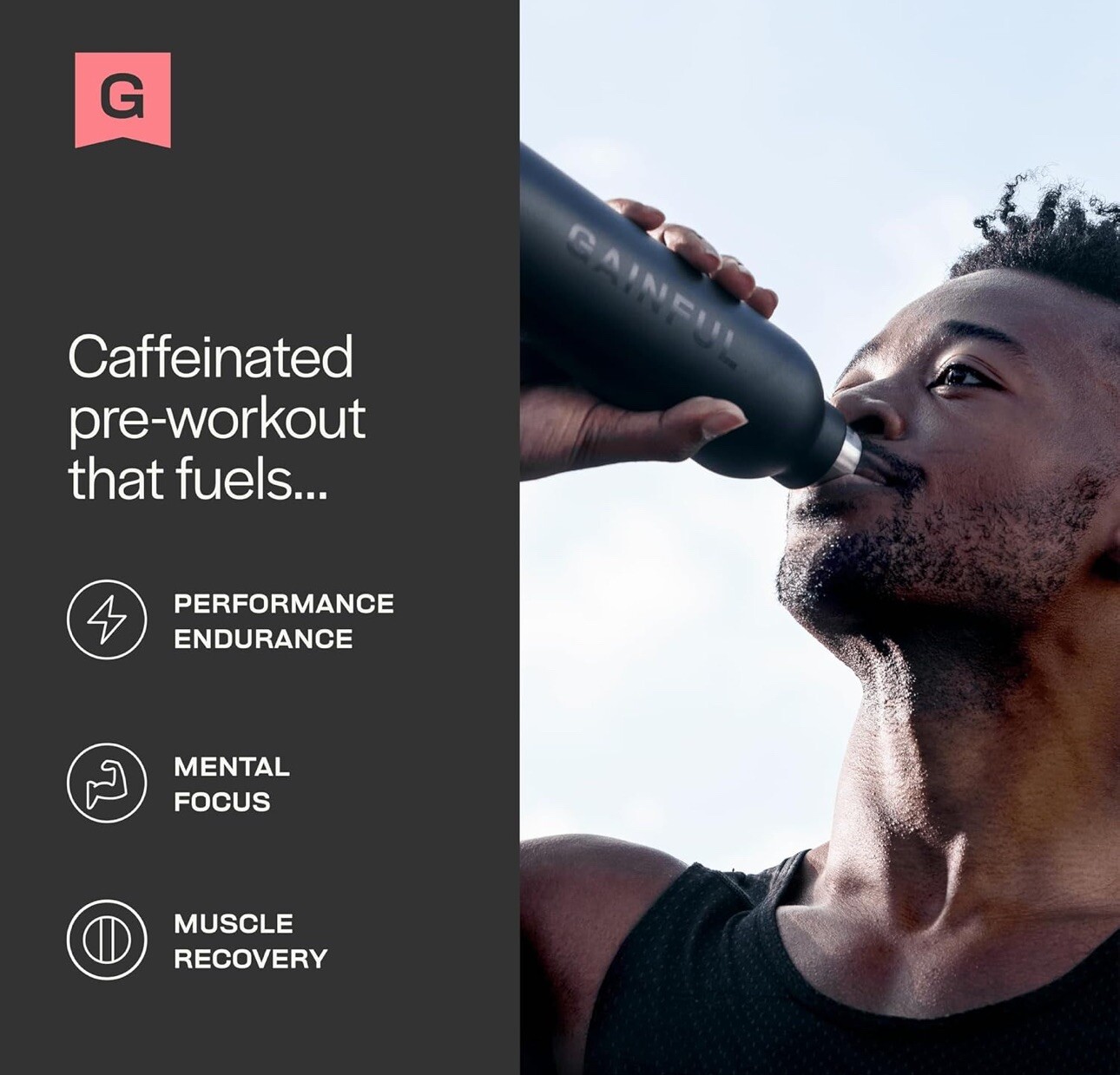 Pre Workout Powder Caffeinated w/ Theanine, Citrulline, BCAA’s – 1 Month Supply