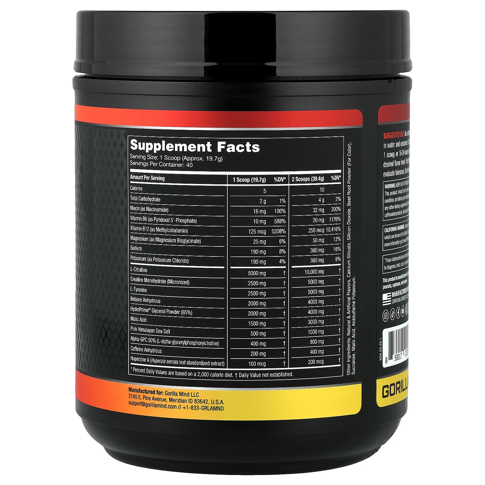 Mode®, Pre-Workout Formula, Fruit Punch, 1.74 lb (788 g)