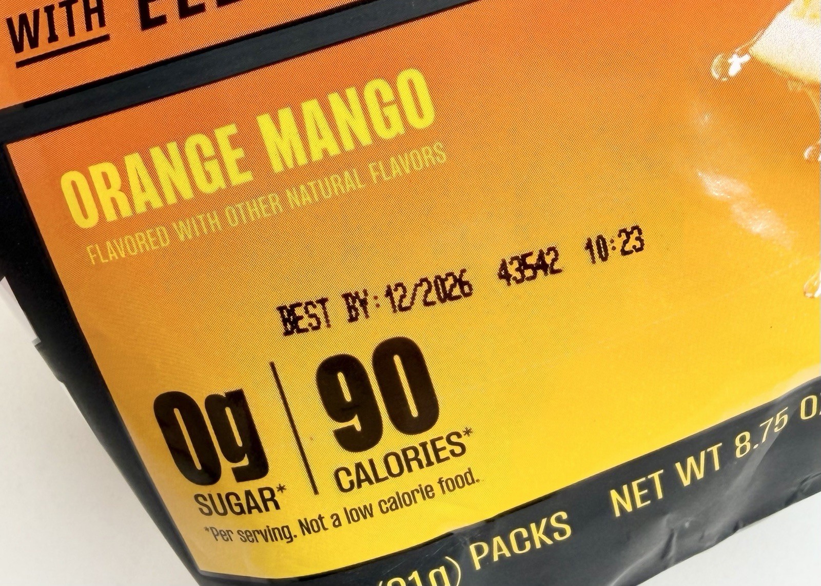 Protein2o Whey Protein Isolate 20g Sugar Free Orange Mango 8-Pack (EXP 12/2026)