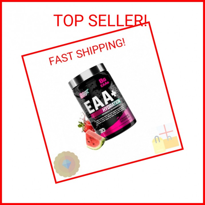 Nutrex Research EAA Hydration | EAAs + BCAA Powder | Muscle Recovery, Strength,