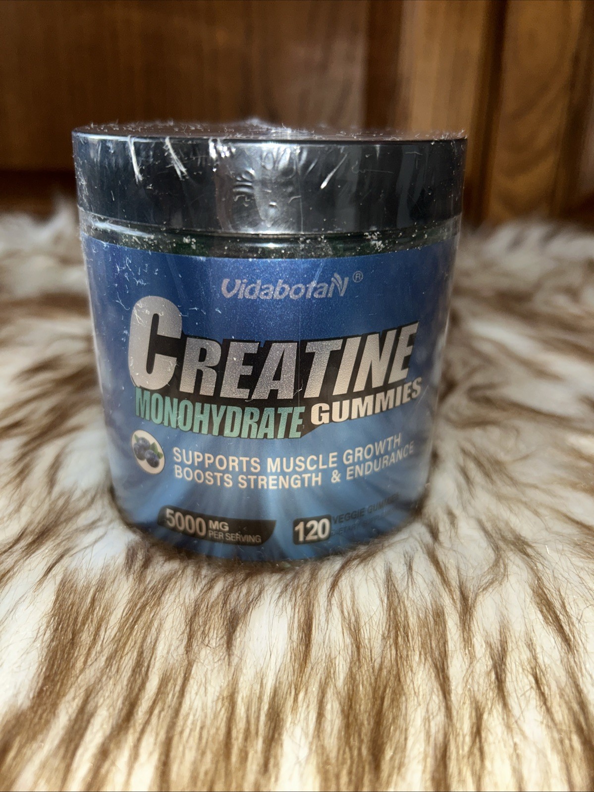 Creatine Monohydrate Gummies 5000MG Energy Muscle Performance 120Ct 12/22/2026