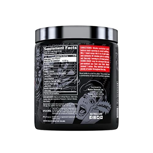 Fruit Punch High Stim Pre-workout (30 servings) Exp 10/26