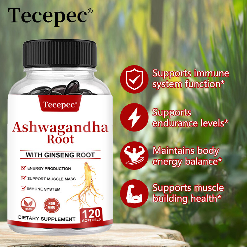 Ashwagandha Root with Ginseng Root Organic Male Herbal Supplement