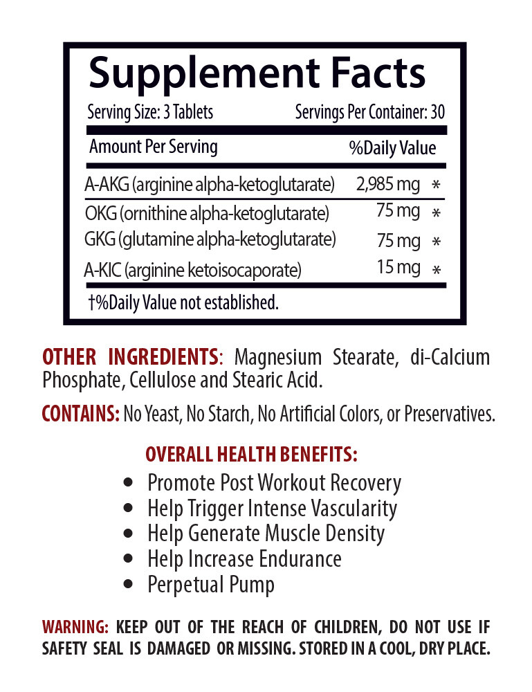 L-Arginine – NITRIC OXIDE 3150mg – For Energy 3 Bottles 270 Tablets