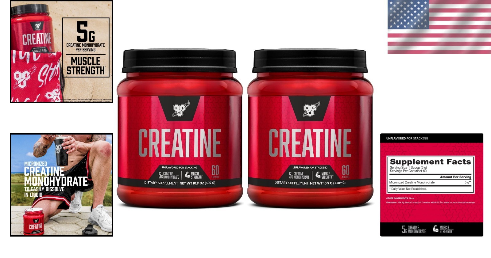 Pure Micronized Creatine Powder for Muscle Building