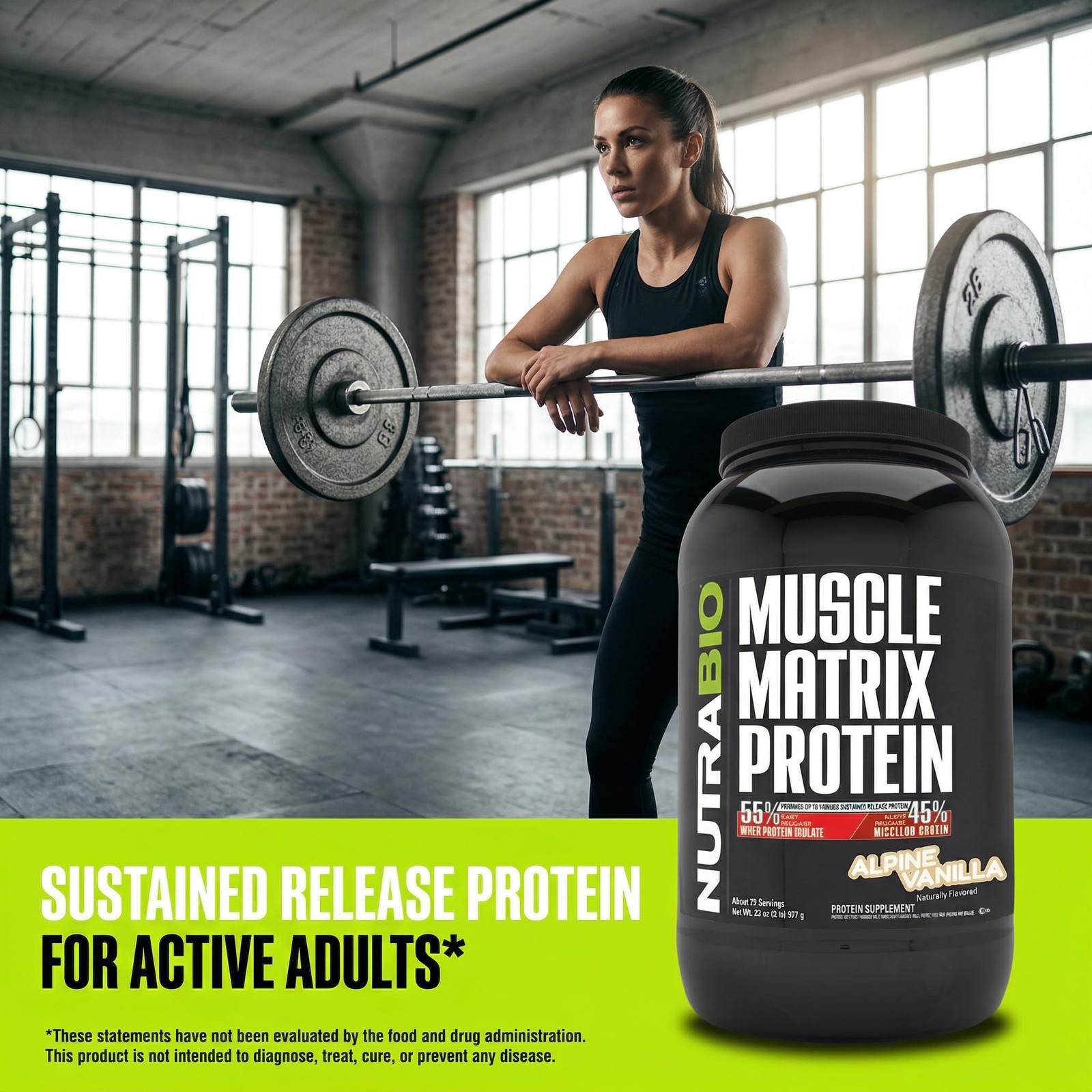 Nutrabio Muscle Matrix Protein Powder – 25G Of Protein Per Scoop – Whey Isolate