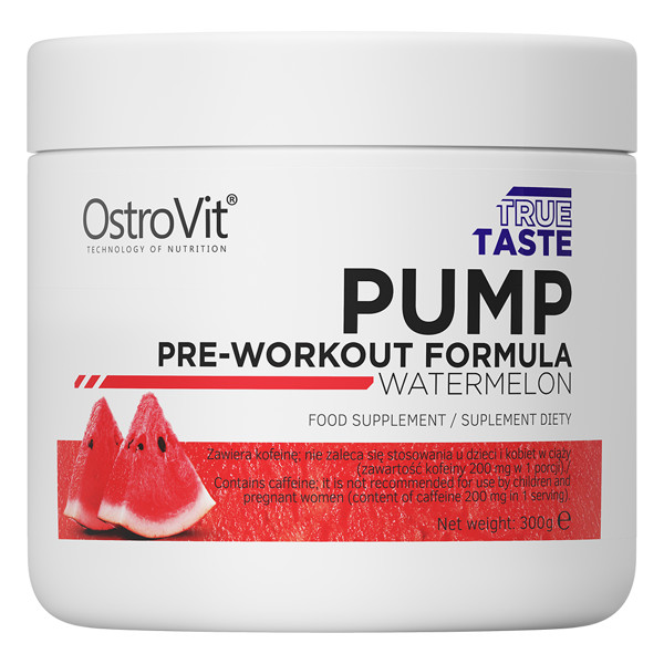 OstroVit PUMP Pre-Workout Formula 300 g-10,58 oz 4 flavors, Nitric Oxide
