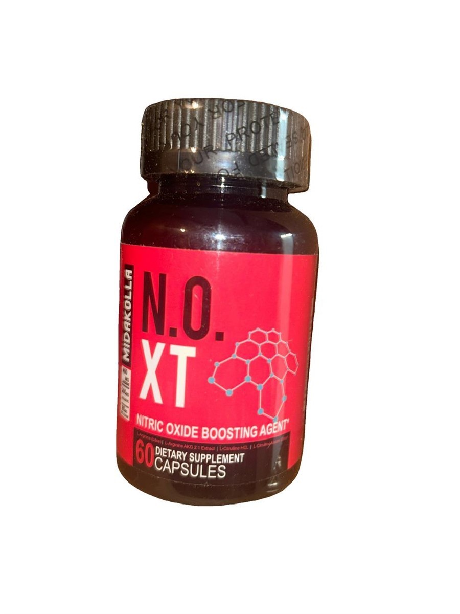 N.O. XT Nitric Oxide Supplements for Men w/Nitrosigine L Arginine L Citrull NEW!