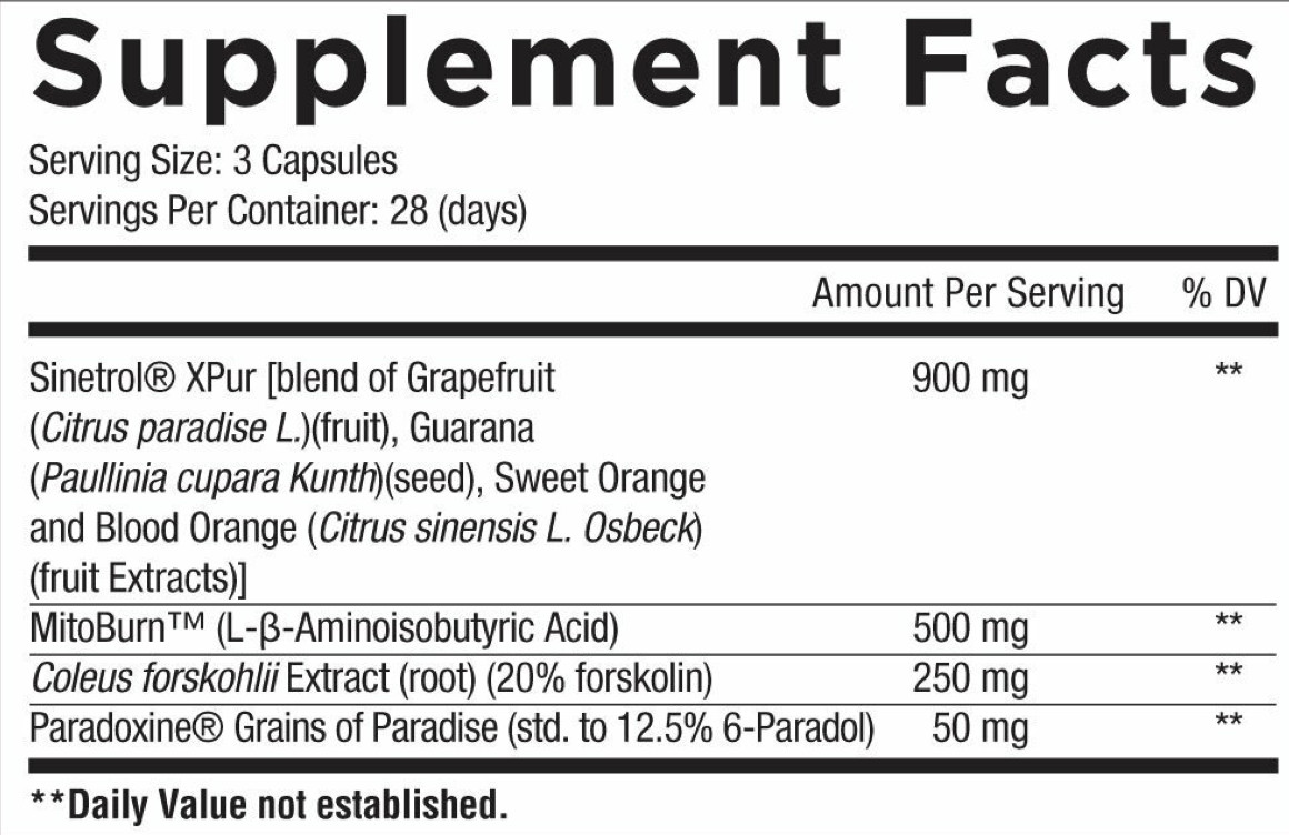 Core Nutritionals SEAR Non-Stimulant Thermogenic and Recomposition Agent 84 Caps