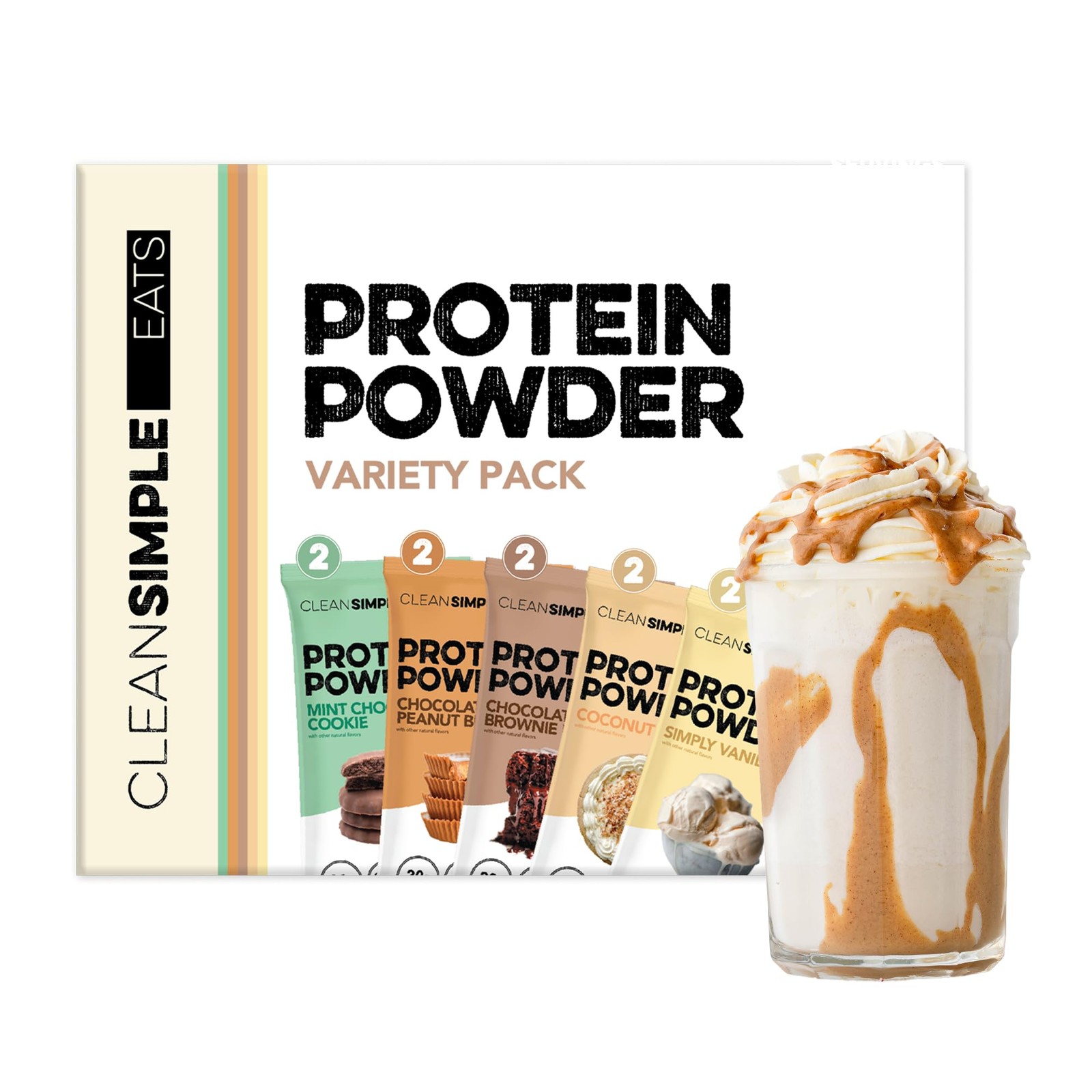 Whey Isolate Protein Powder, Variety Pack, Naturally Sweetened, Zero Added Su…