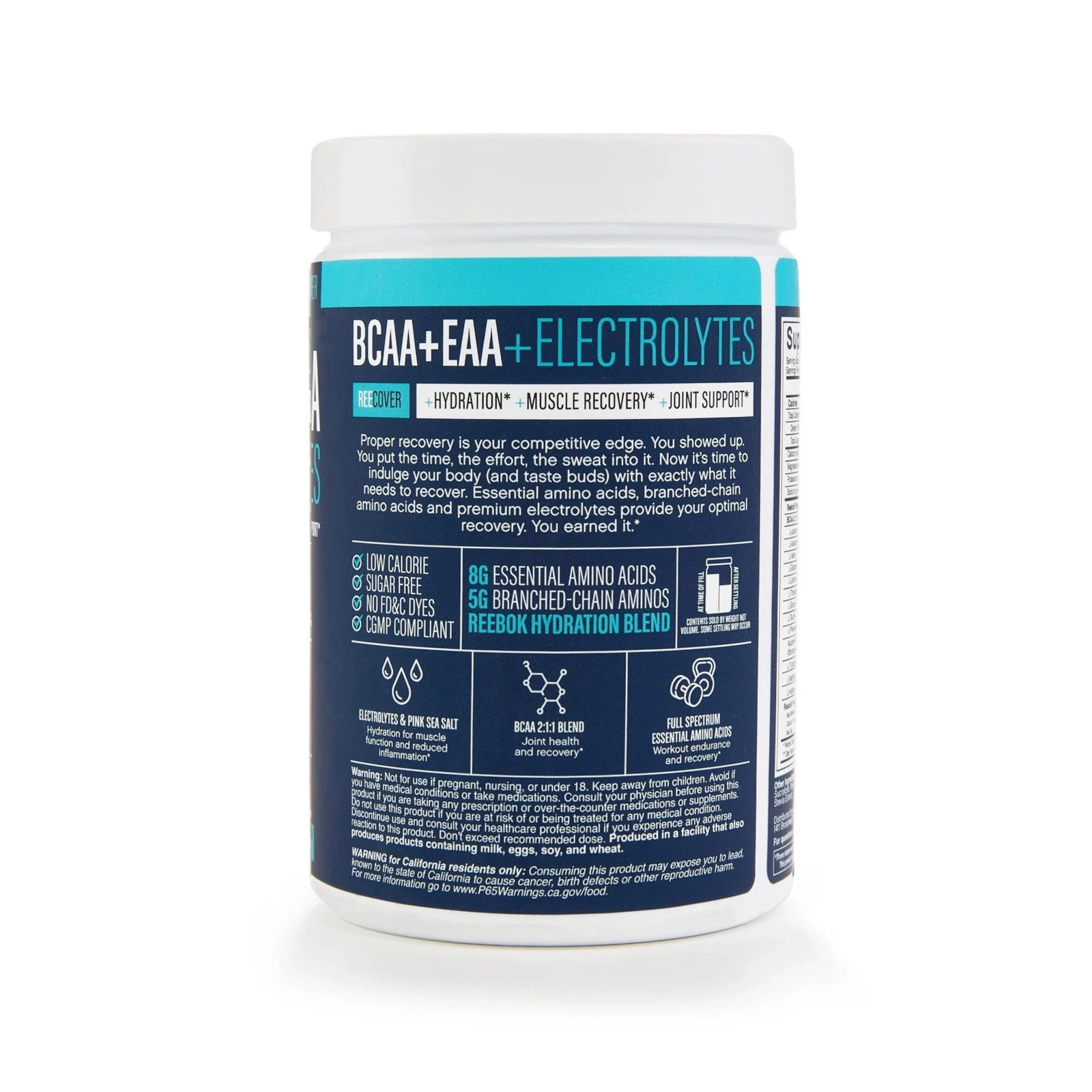 Reebok REECover Amino Acids + Electrolytes | 8g EAAs 5g BCAAs Hydration Matri…