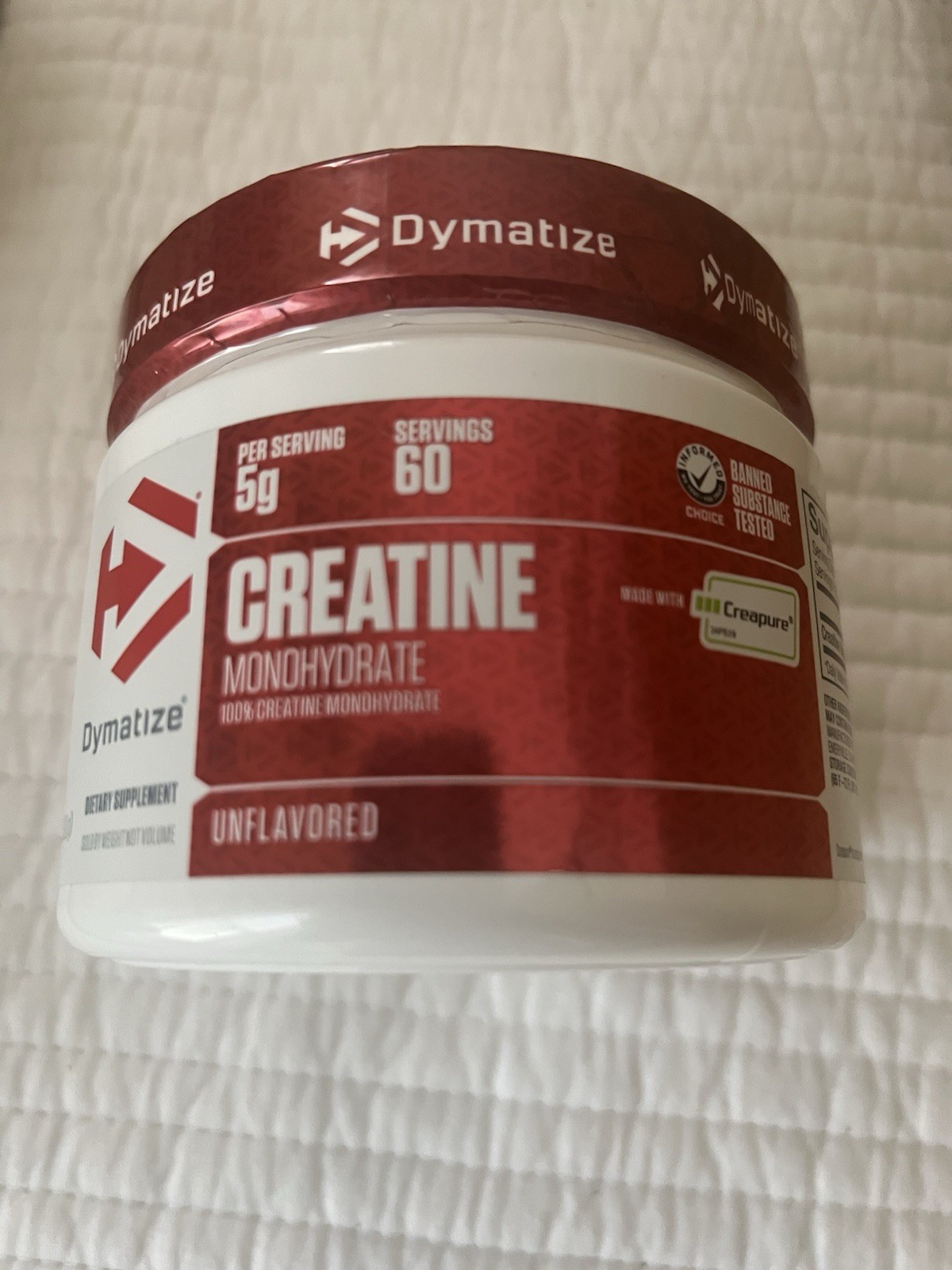 Dymatize 100% Creatine Monohydrate with CREAPURE, 60 Servings (300g)