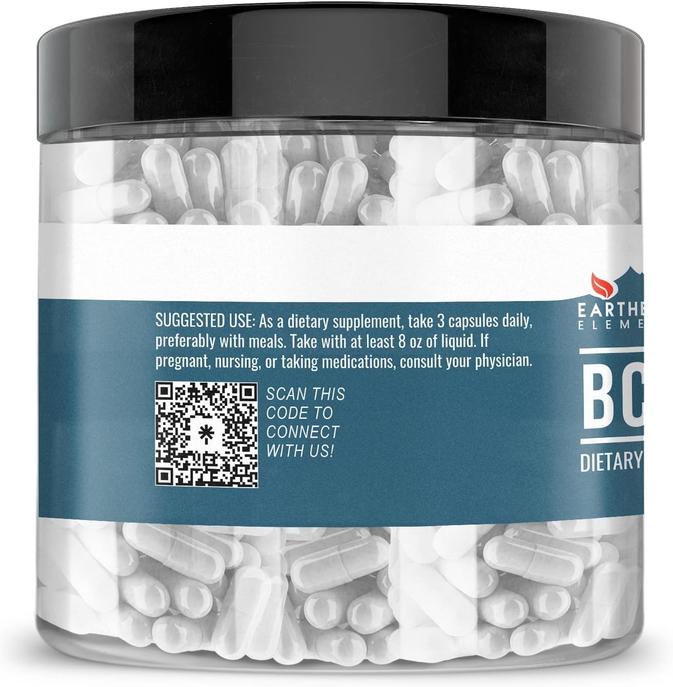 Pure BCAA Capsules – 200 Count, Unflavored, 60-Day Supply, Gluten-Free
