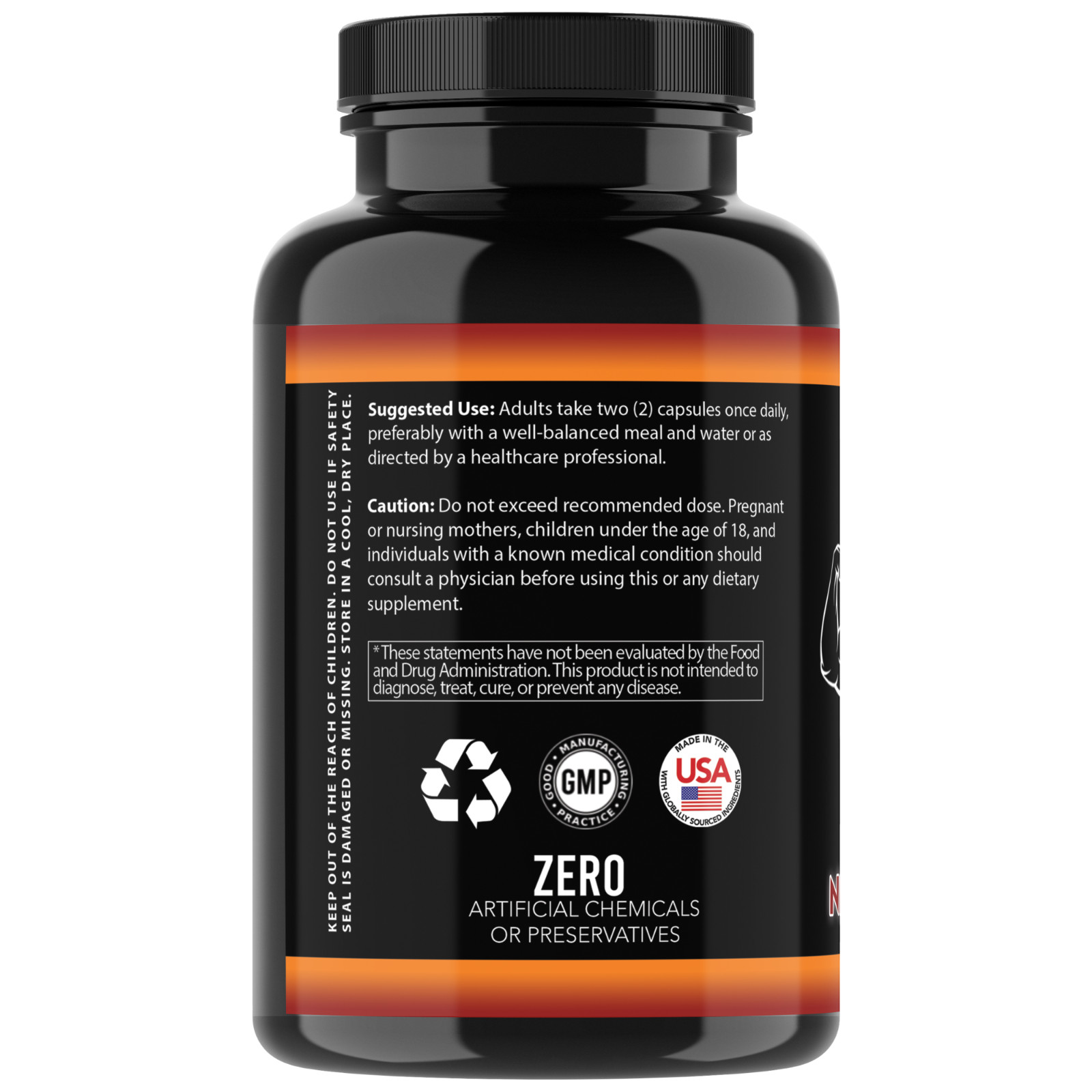 Testosterone Booster Monster Test Testosterona + Monster Test Nitric Oxide 2-PK