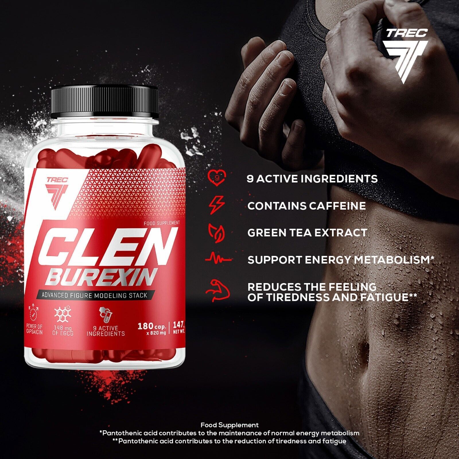 TREC NUTRITION CLENBUREXIN – Legendary Thermogenic Fat Burner – Weight Loss