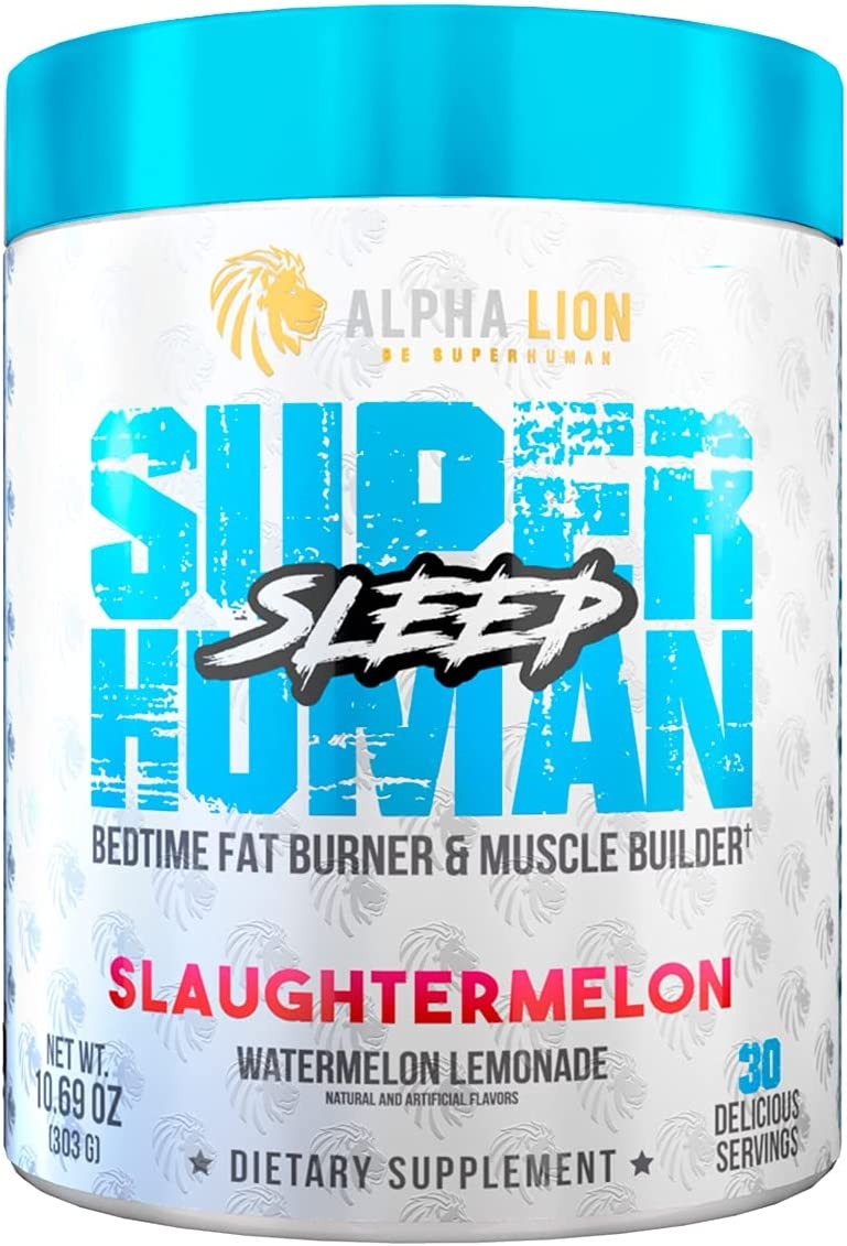Alpha Lion Superhuman Sleep, Night Muscle Recovery (30 Servings, Slaughtermelon)