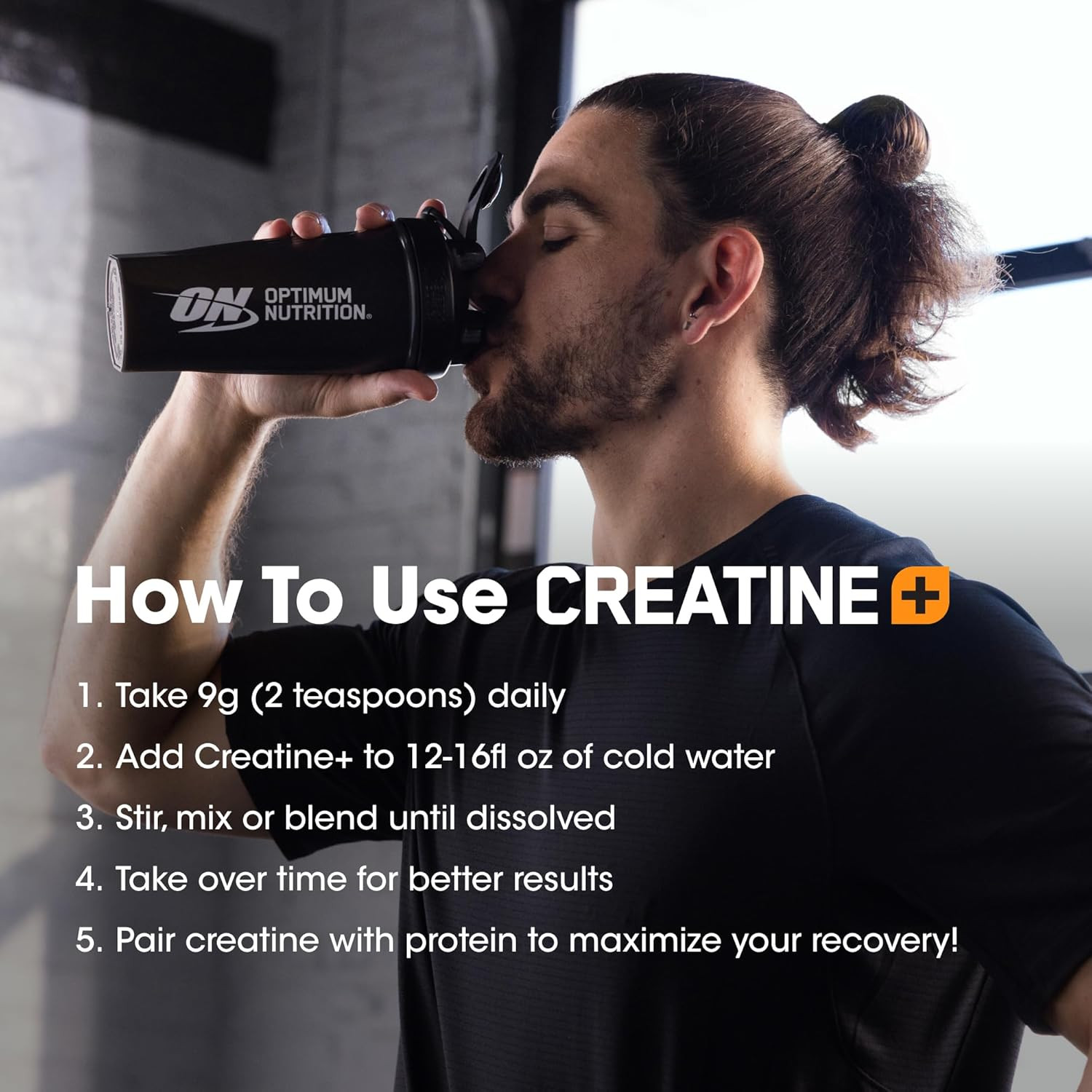 Creatine Monohydrate plus Powder, Orange Passionfruit Flavored Creatine Perfo…