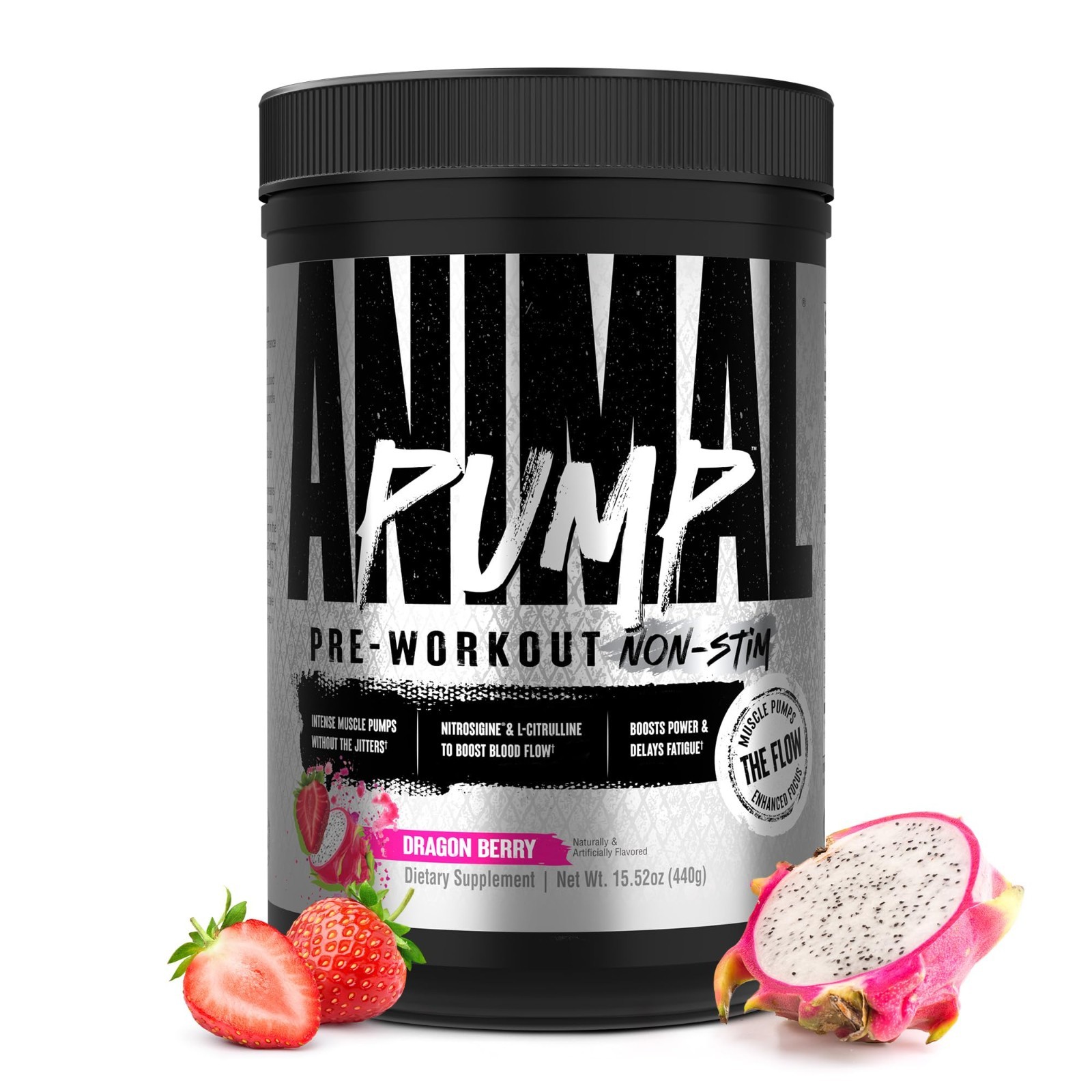 Stim-Free Pre-Workout Powder – 6g L-Citrulline, Beta-Alanine, Electrolytes, 20 S