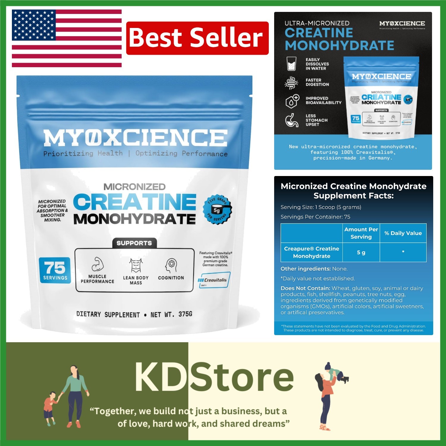 Micronized Creavitalis Creatine: The Purest Form for Muscle & Cognition Boost