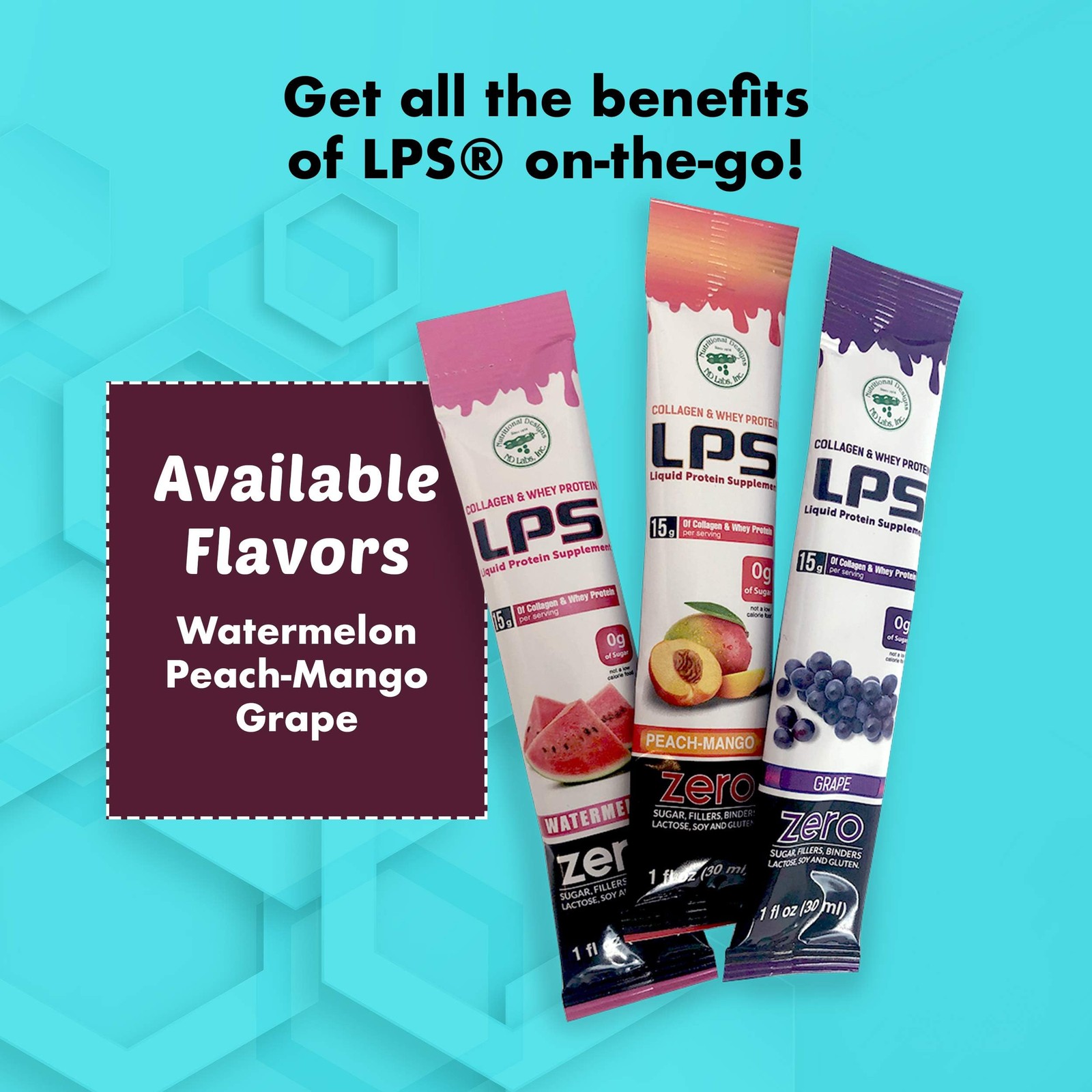 Lps Liquid Collagen & Whey Protein Supplement – Sugar-Free, Dye-Free, Non-Gmo…