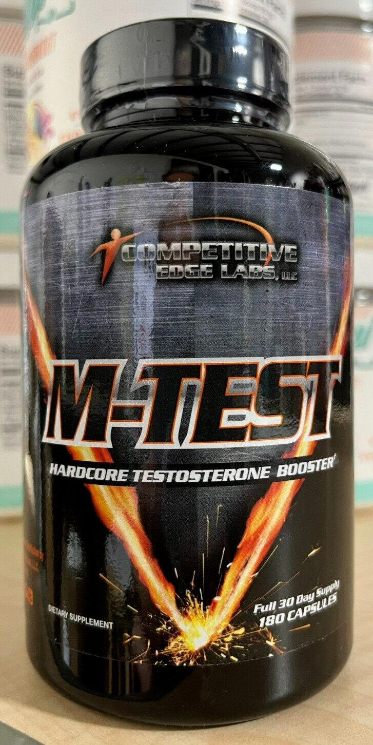 Competitive Edge Labs M-Test M Test Hardcore Testosterone Booster 180 Capsules