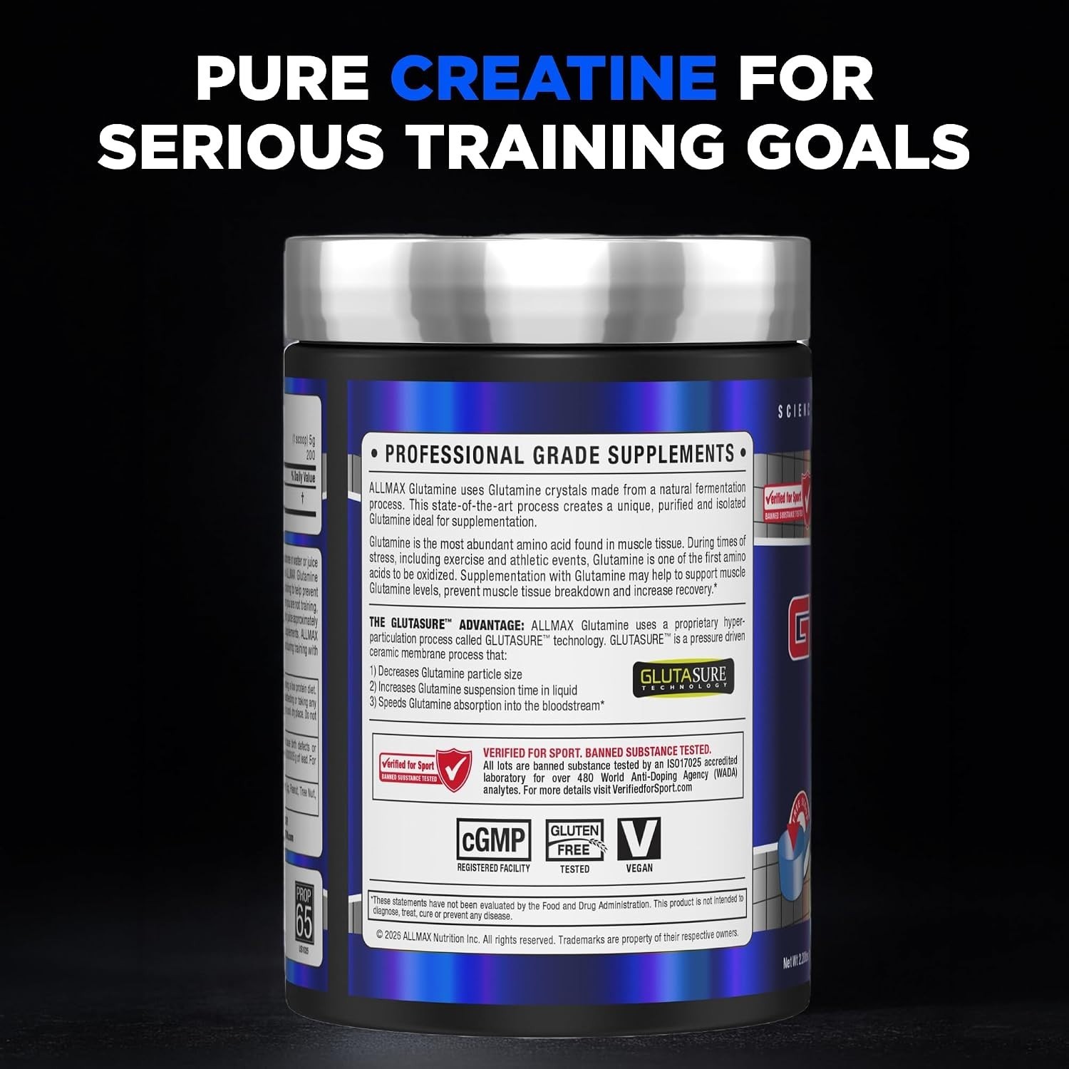 Pure Micronized Creatine Monohydrate Powder