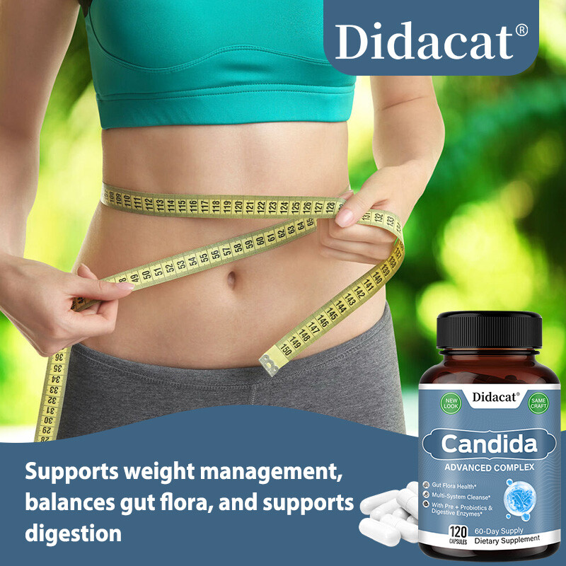 Candida Advanced Probiotic Support Intestinal Health Bacterial Balance 120 Pills