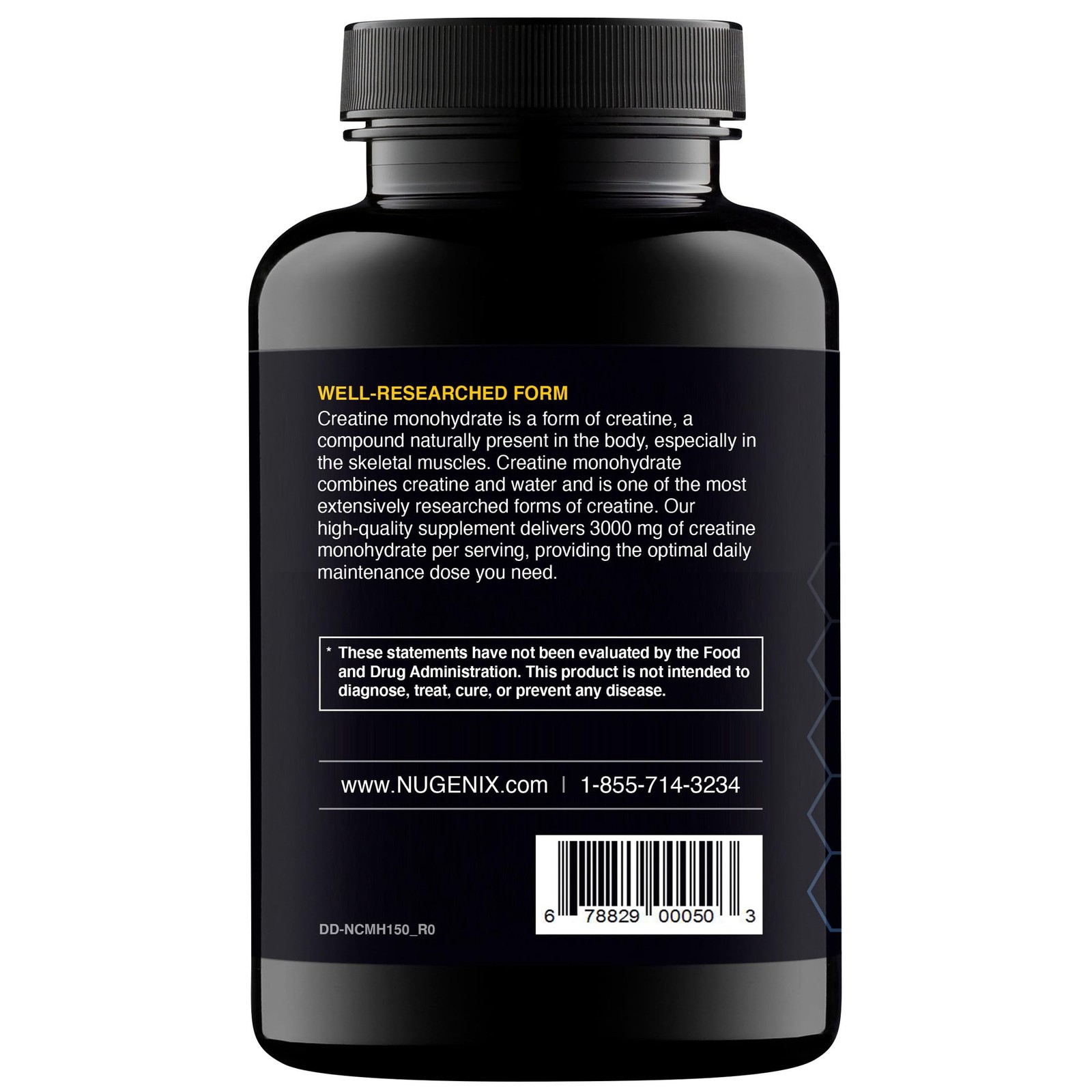 Nugenix Essentials Premium Creatine Monohydrate Pills Supplement, 3000mg, 300…