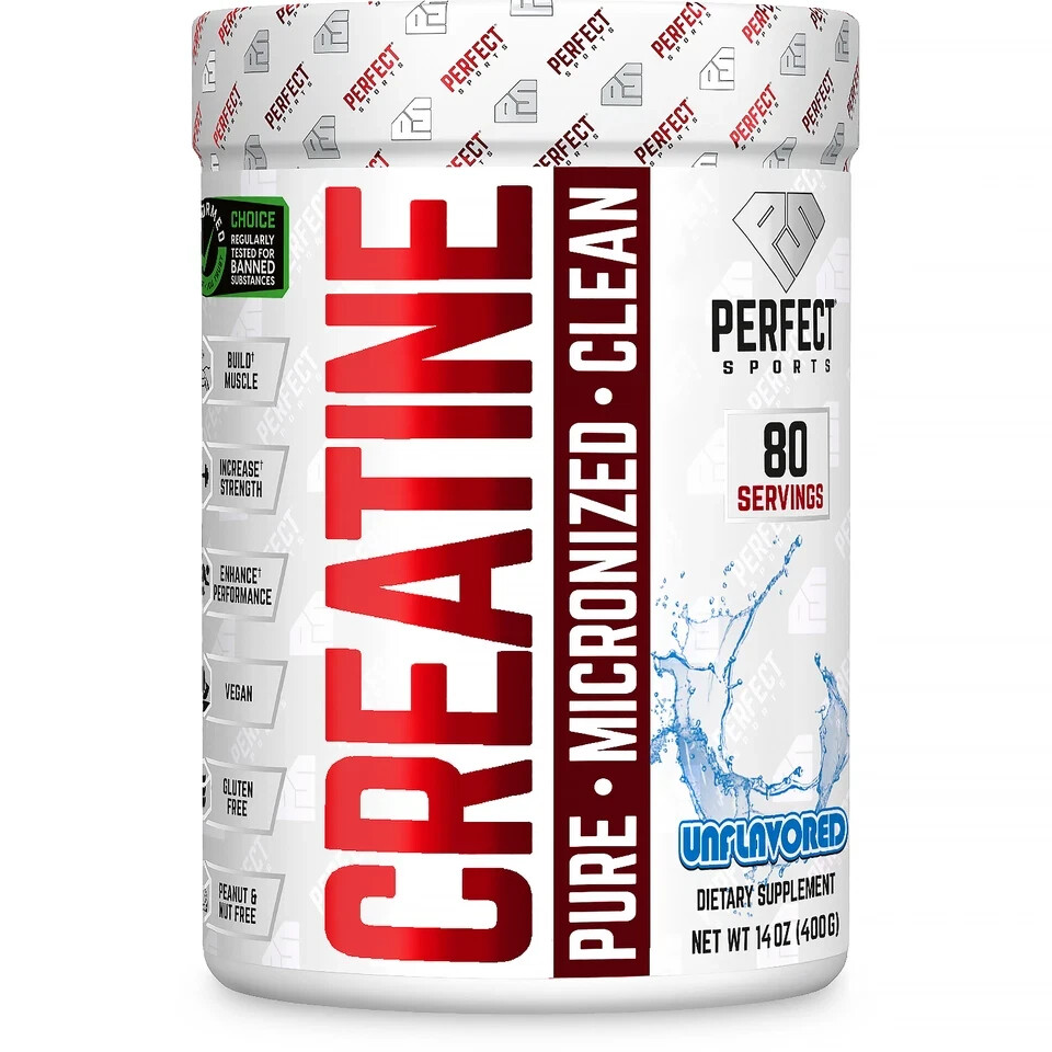 PERFECT SPORTS Creatine – Unflavored – 14 oz (400 g) EXP: 11/2026 – SEALED!!!