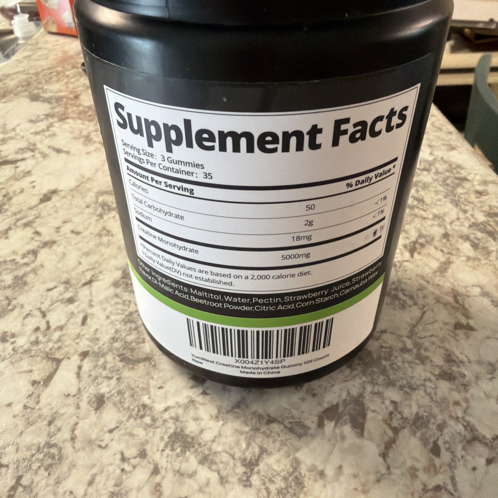 Creatine Gummies NSF Certified for Men & Women, 5000 MG Creatine Monohydrate …