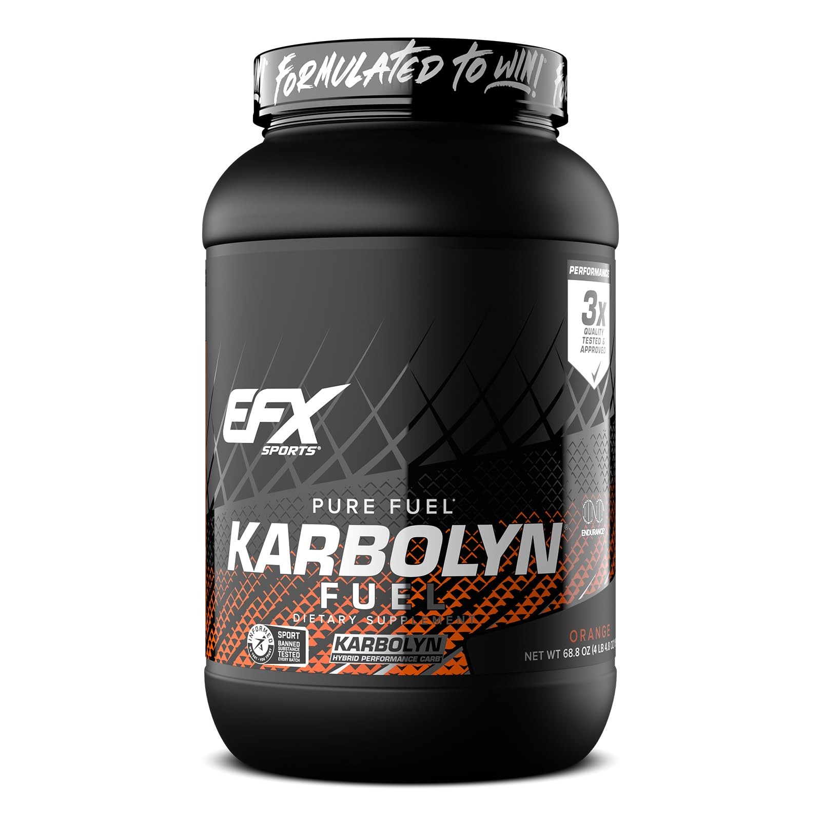 EFX Sports Karbolyn Fuel | FastAbsorbing Carbohydrate Powder | Carb Load, Sus…