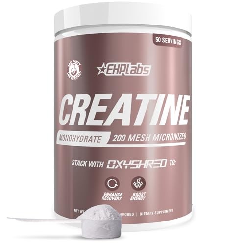 Creatine Monohydrate Powder Micronized 500g 100 Servings Unflavored