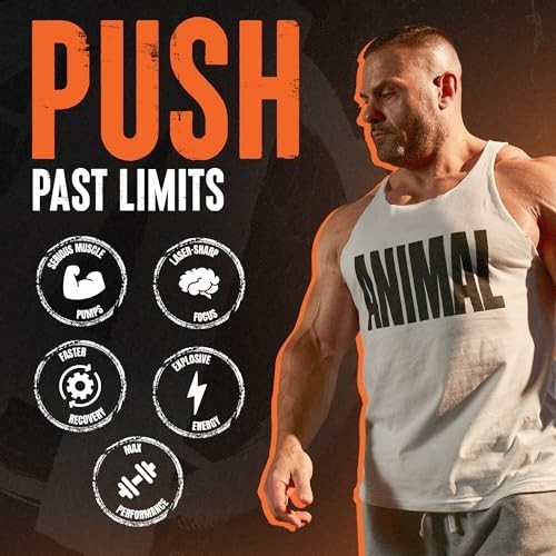 Pre Workout Powder – Blue Ice Pop, 350mg Caffeine, BCAA, Beta Alanine, Energy &