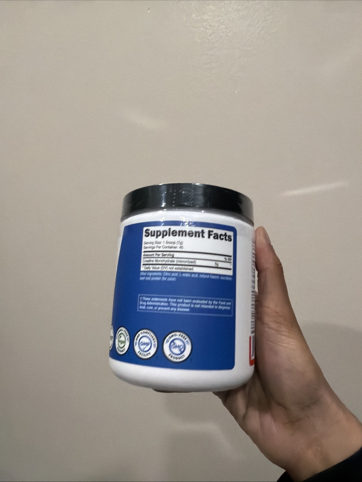 Nutricost Creatine Monohydrate Powder 300 g – Fruit punch